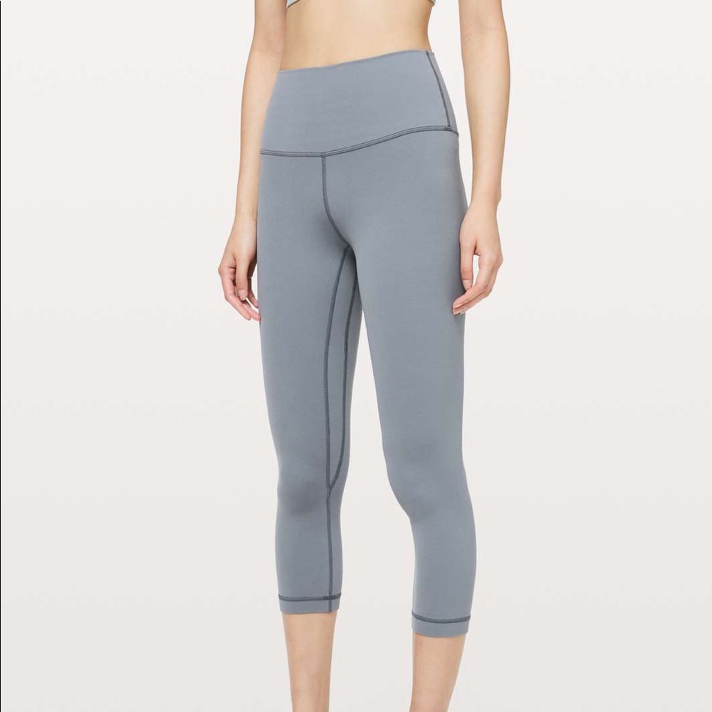 Lululemon Align Crops (21”) Steam Blue